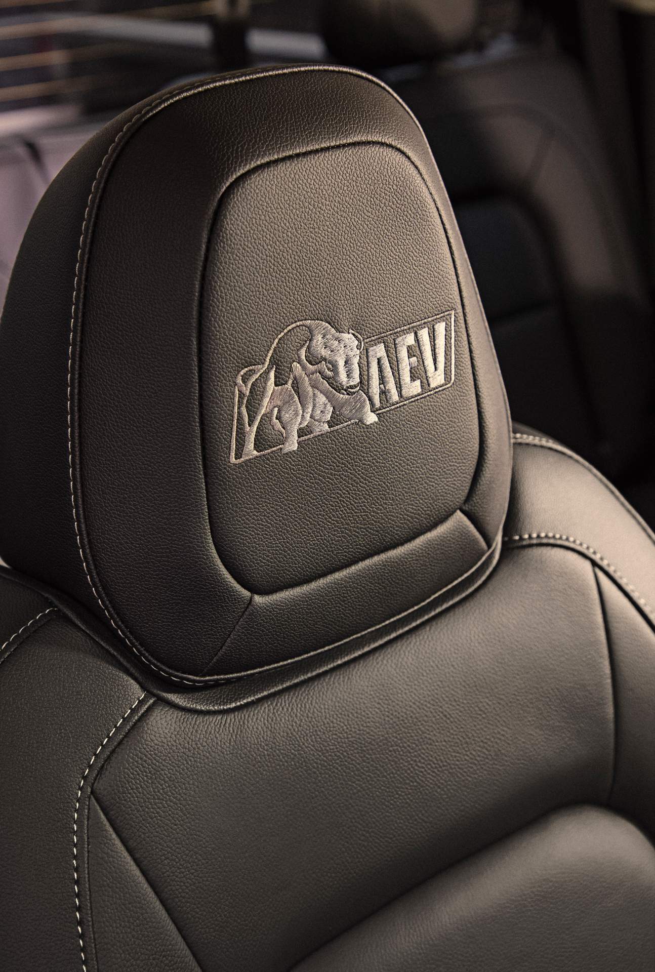 Bison features embroidered “AEV” logos on the floor liners a 2019 Chevrolet Colorado ZR2 Bison Performance Truck Priced At $48,045