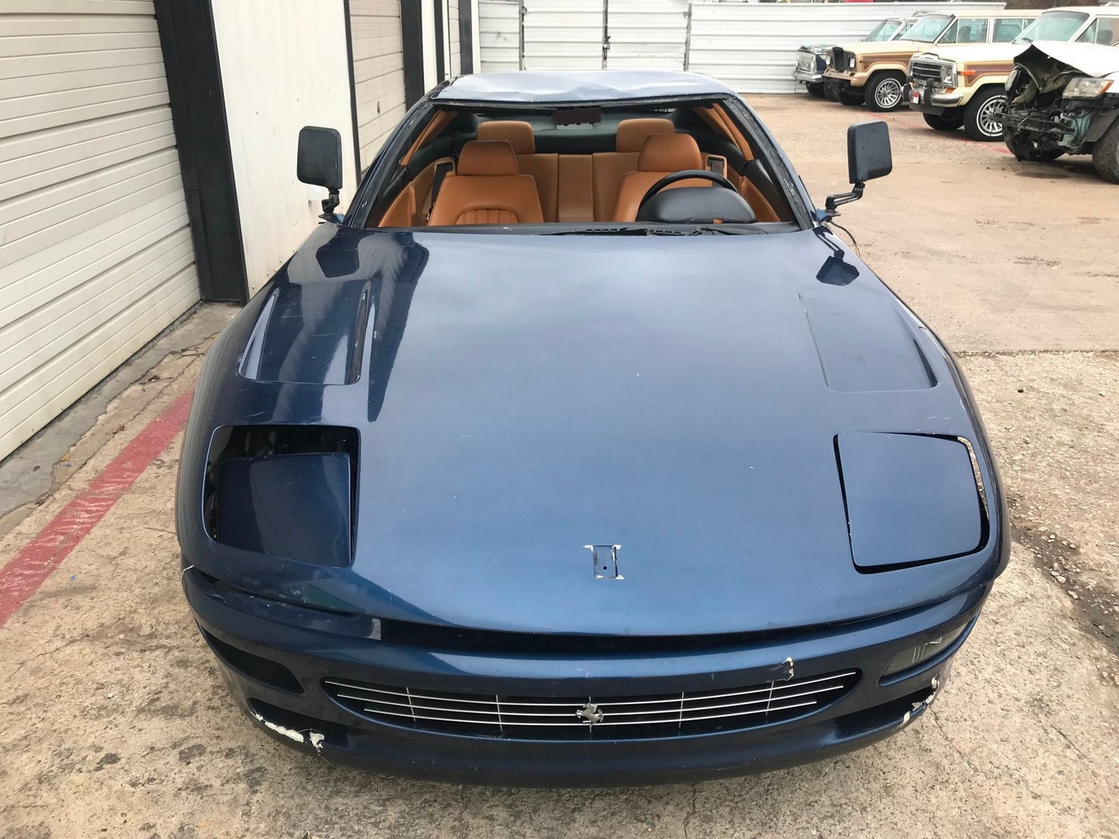 Ferrari-456-Crash-07 Could This Damaged Ferrari 456 With A Six-Speed Manual Become The Perfect Donor Car?