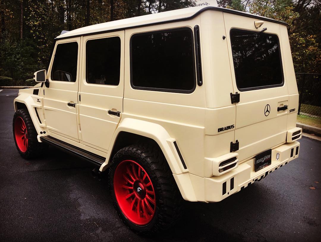 mercedes g550 tuning 3 Brabus Tuned Mercedes G550 Looks Ready To Enter Military Service