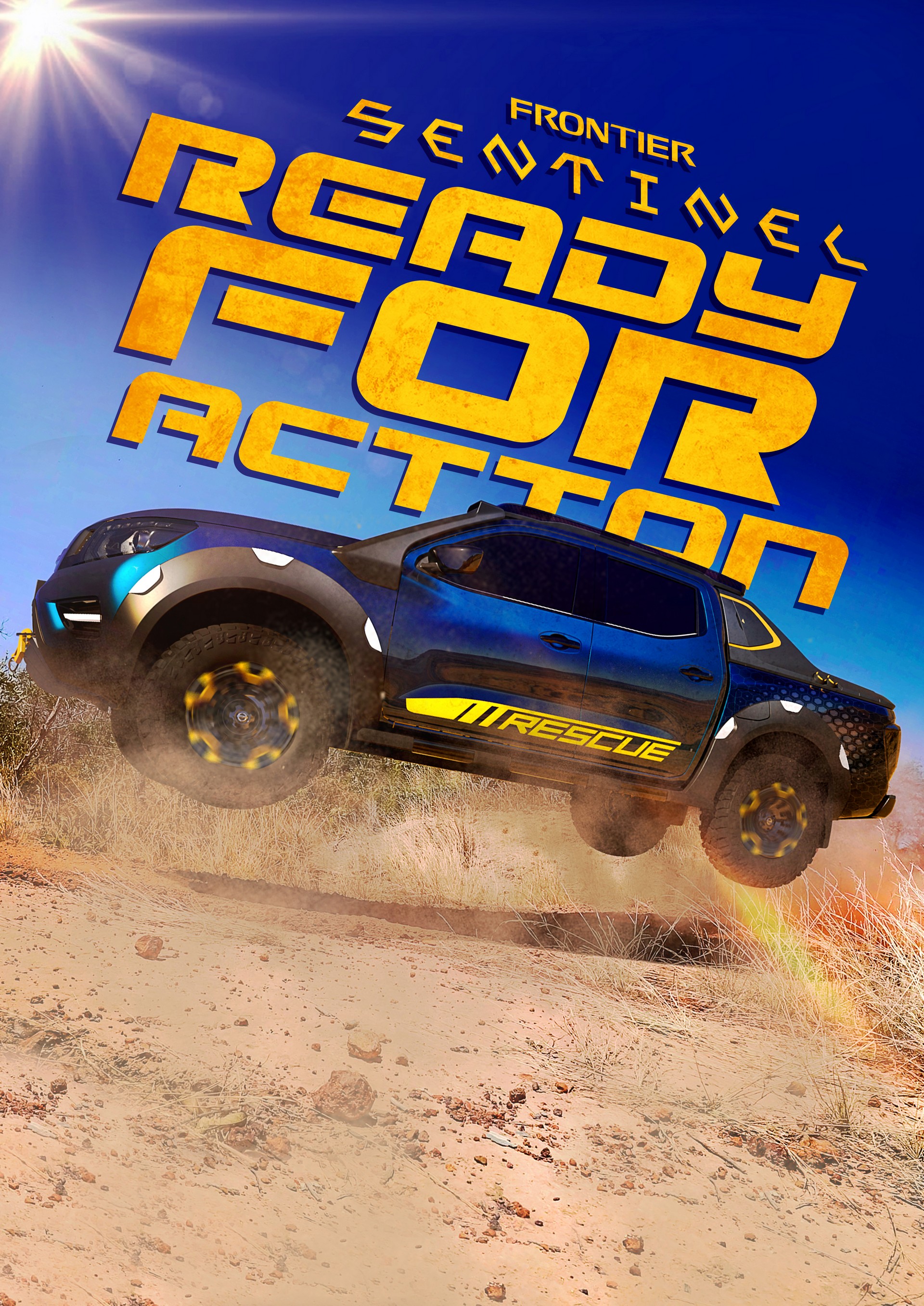 Nissan Frontier Sentinel concept-8 Nissan’s Frontier Sentinel Concept Is A Rugged Rescue Truck With A Drone Landing Pad