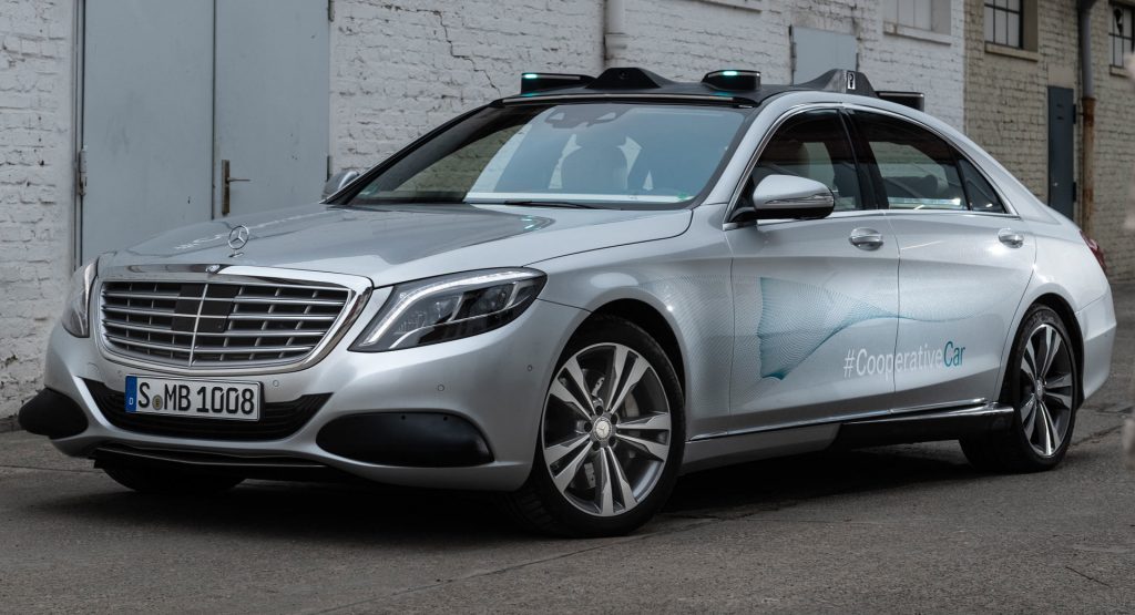  Mercedes S-Class Cooperative Concept Previews A Potential Light Signaling System For Autonomous Cars