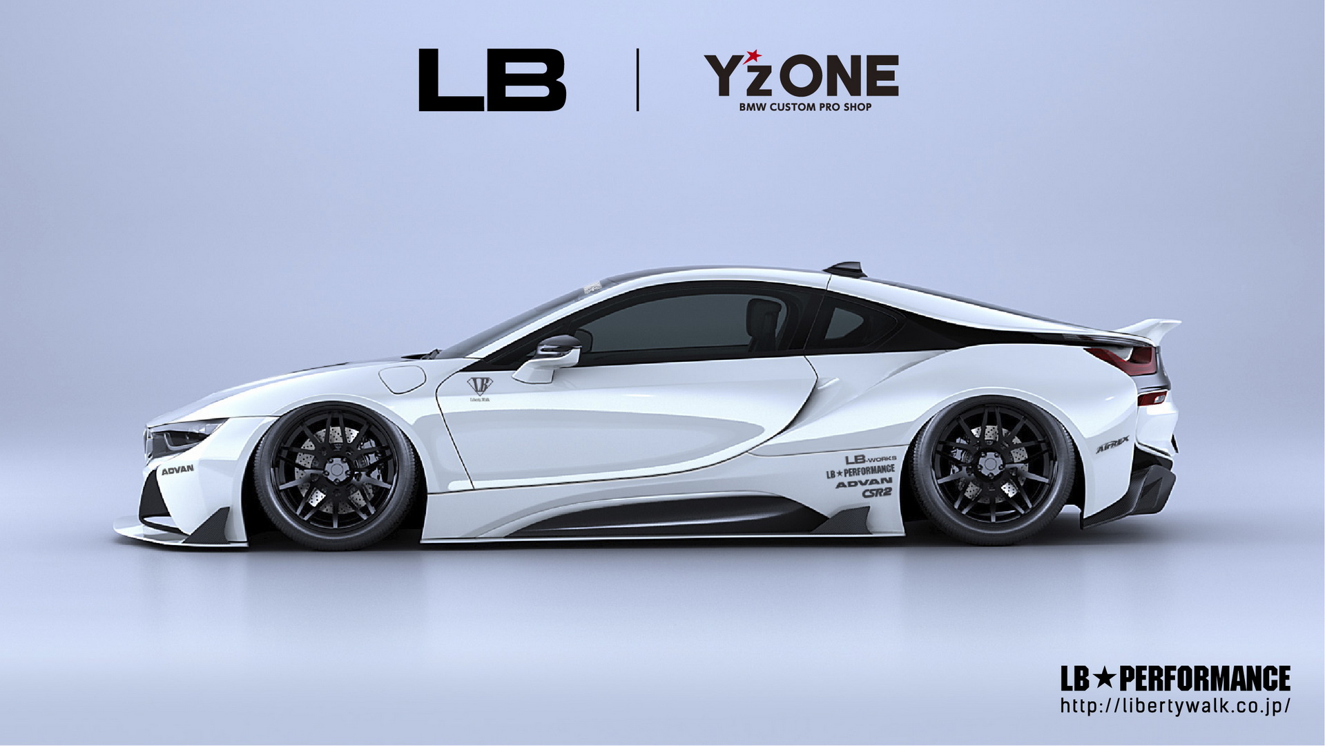 bmw i8 liberty walk tuning 2 BMW i8 Gets Dolled Up In The Liberty Walk Spirit