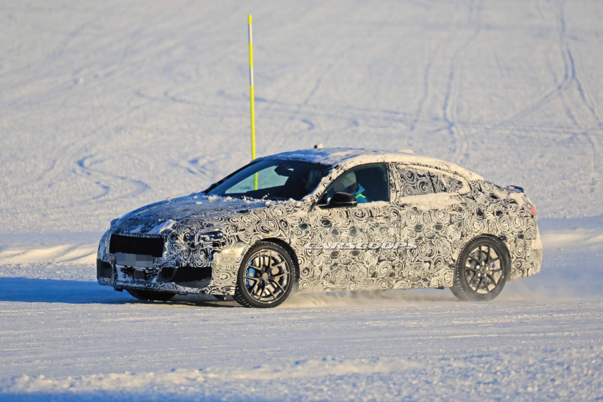 2020 BMW 2 Series Gran Coupe spy shots 13 2020 BMW 2-Series Gran Coupe Shows Up In M240i M Performance Guise Snow Drifting