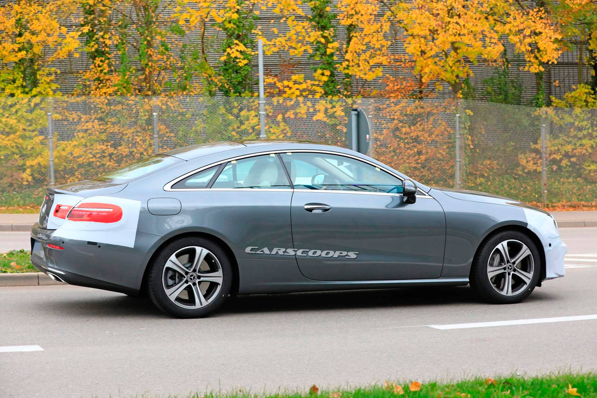 2020 Mercedes E-Class Coupe spy shots 7 Facelifted 2020 Mercedes E-Class Coupe Leaves Hideout For The First Time