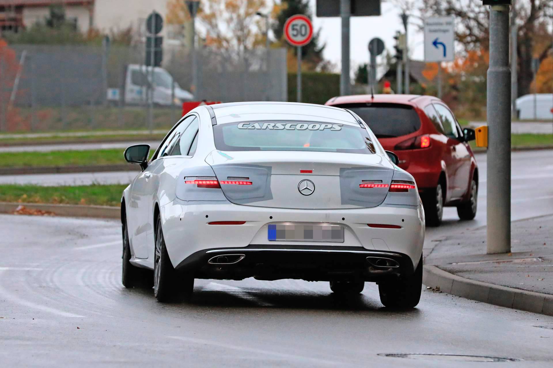 2020 Mercedes E-Class Coupe spy shots 18 Facelifted 2020 Mercedes E-Class Coupe Leaves Hideout For The First Time
