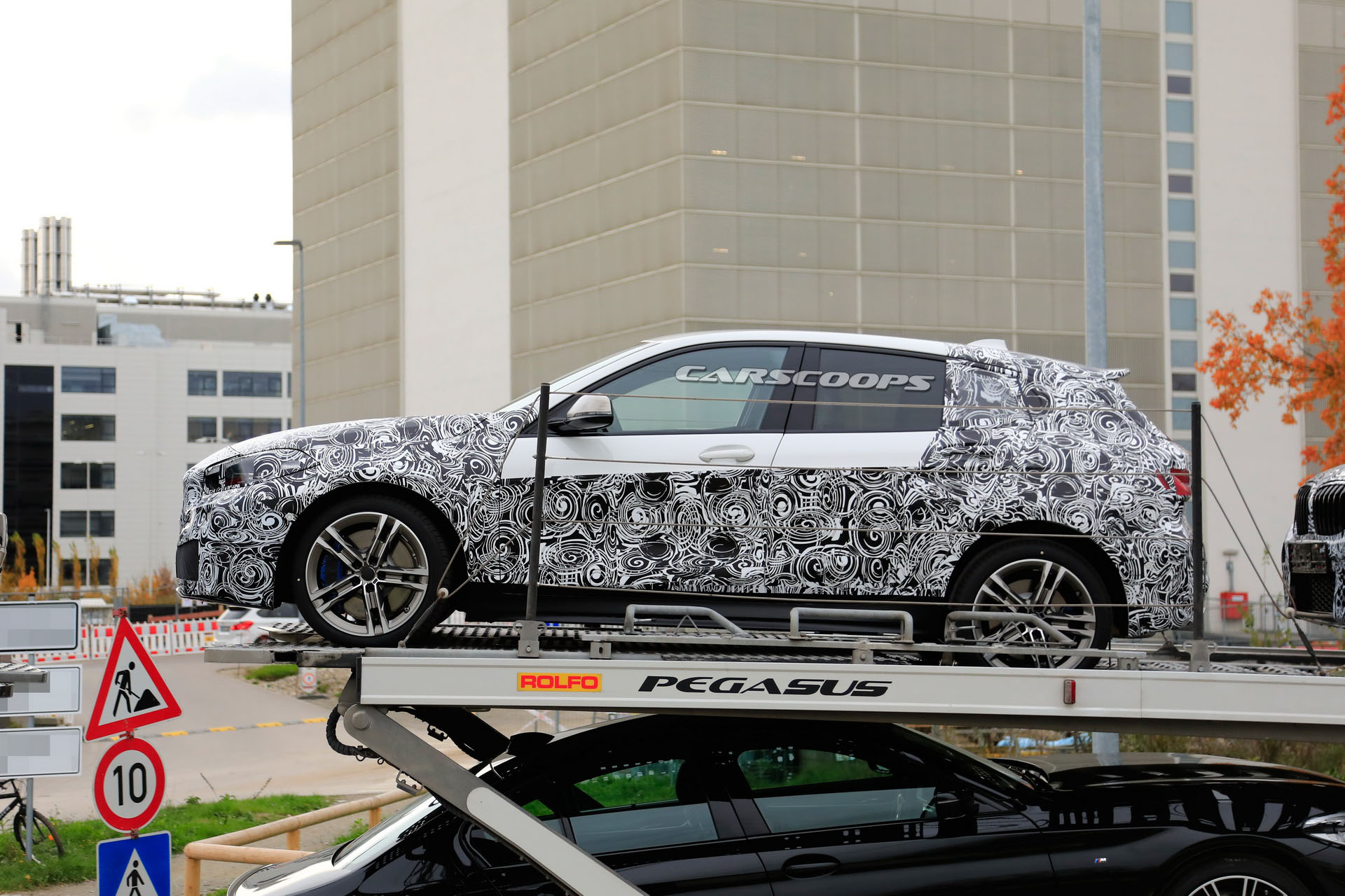 2020-BMW-1-Series-Scoop-15 2019 BMW 1-Series Spotted With Less Camo On A Car Carrier
