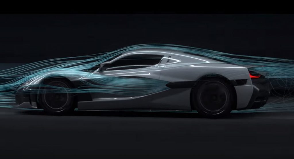  Rimac C_Two Electric Hypercar Has Its Aerodynamics Put To The Test