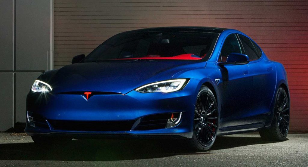  If Superman Needed A Ride, He Might Have Chosen This Tesla Model S