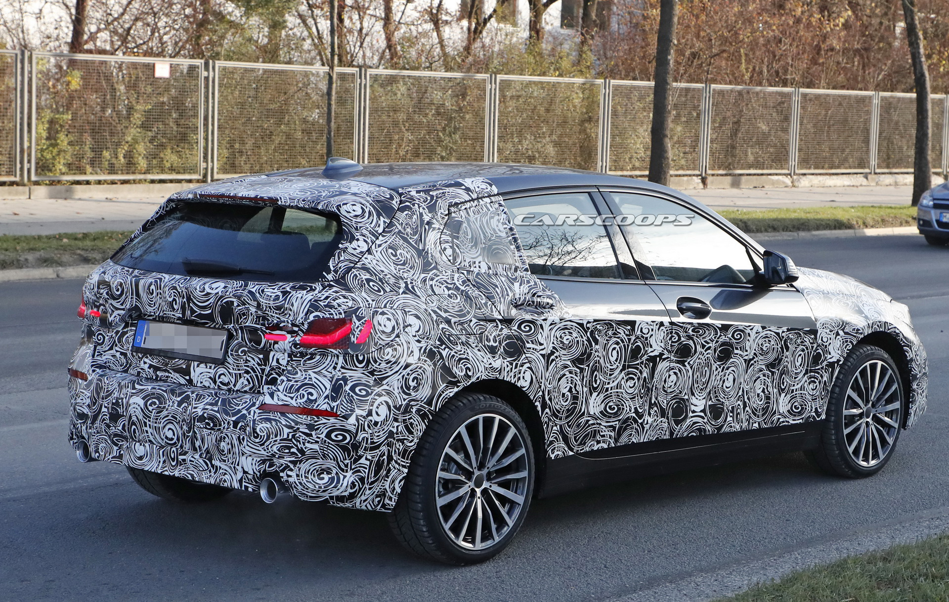 2019 bmw 1series prototype less camo 9 2019 BMW 1-Series: New Front-Wheel Drive Hatch Shows More Flesh