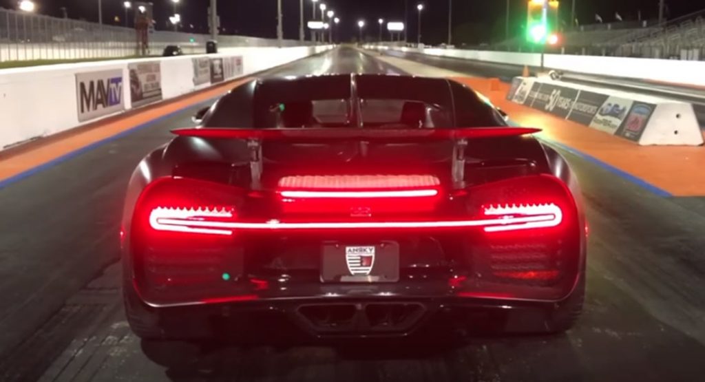Watch A Bugatti Chiron Rocket Down The Quarter Mile In Under 10 Seconds