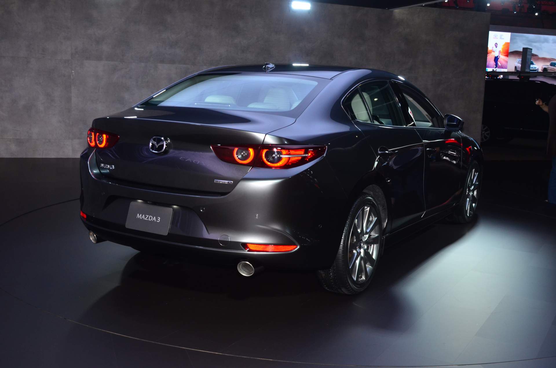 2019 Mazda3 sedan at 2018 LA Auto Show 7 2019 Mazda3 To Come With Two Engines In The U.S., A 2.5 And The 2.0 SkyActiv-X