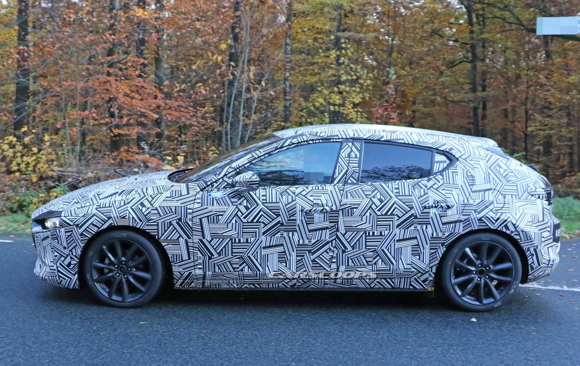 2019 Mazda3 hatchback spy shots 10 All-New 2019 Mazda3 Looks Sleek Inside And Out In Best Photos Yet (Updated)