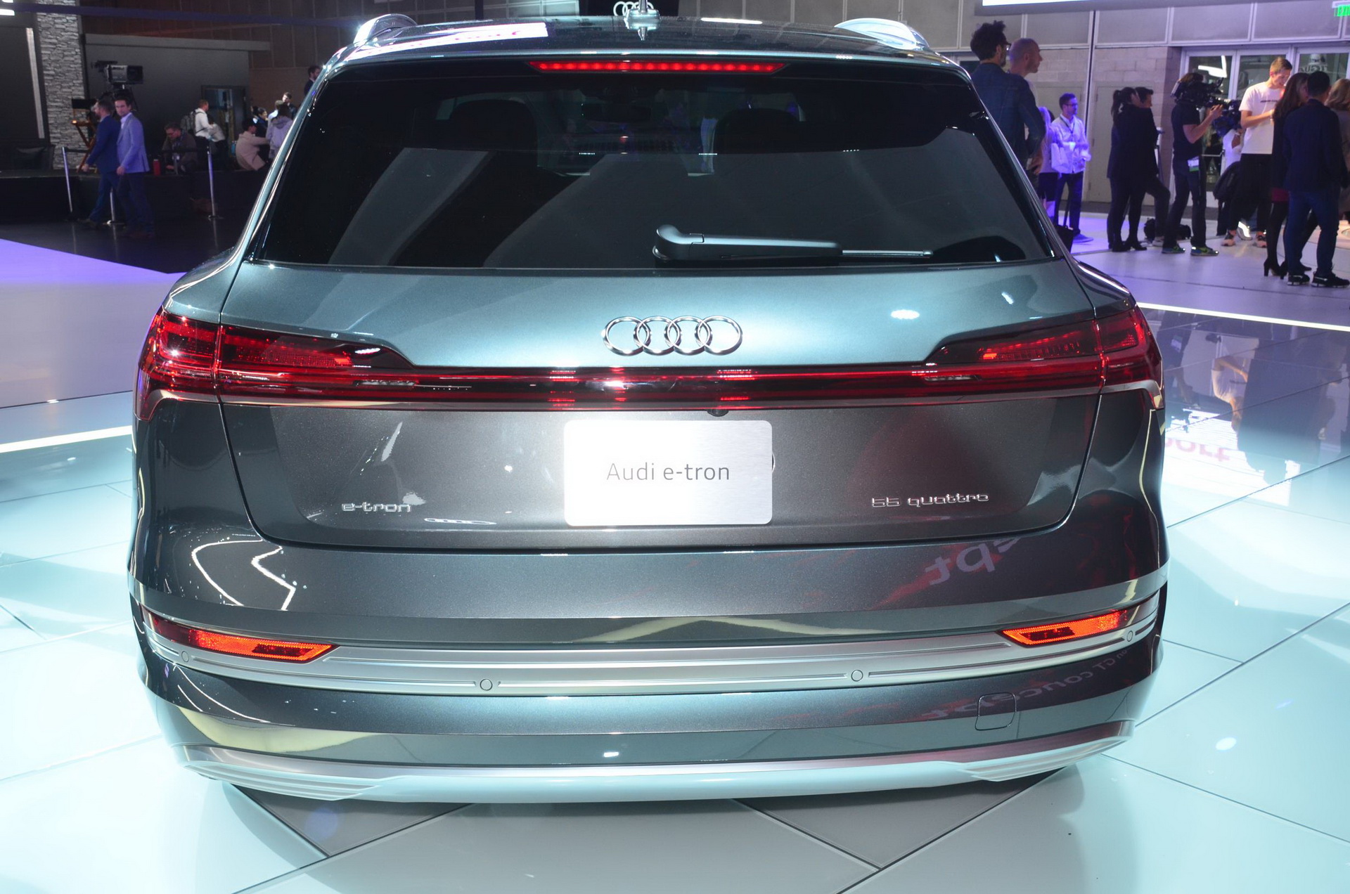 audi etron suv la livepics 5 Audi’s e-tron SUV Is Just As Interesting Without Its Virtual Mirrors