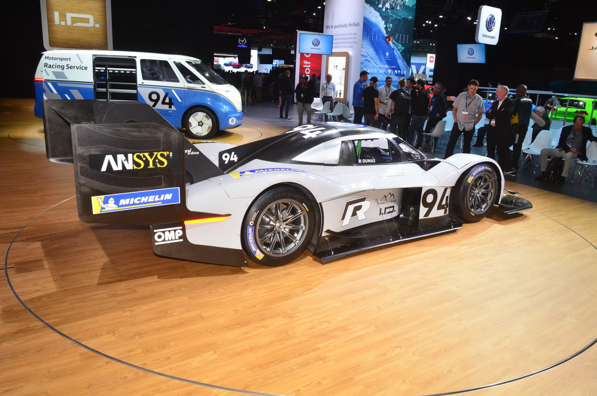 vw idr pikes peak la livepics 2 VW’s Pikes Peak Conquering I.D. R Racer Looks Pretty Fast Standing Still, Doesn’t It?