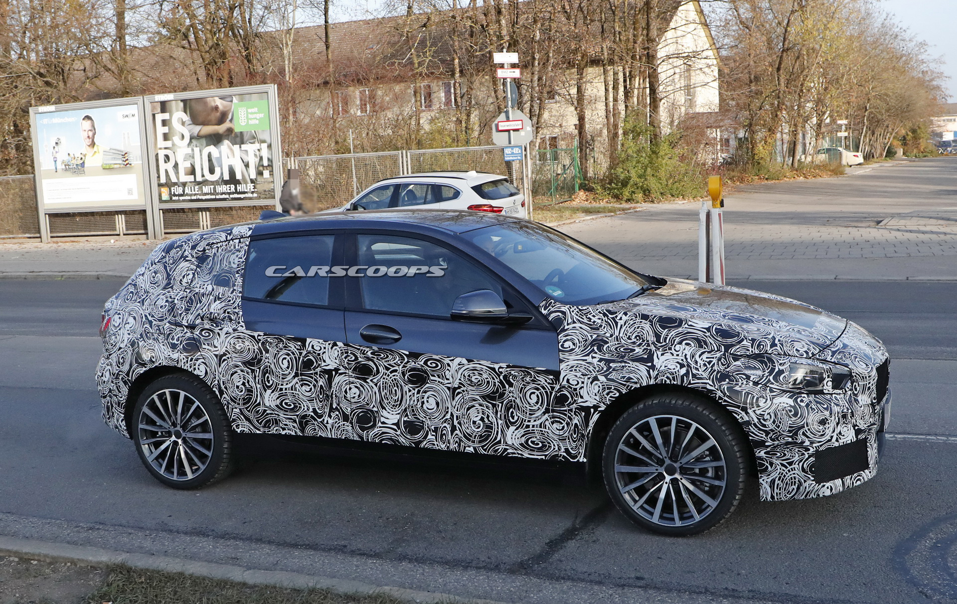 2019 bmw 1series prototype less camo 5 2019 BMW 1-Series: New Front-Wheel Drive Hatch Shows More Flesh