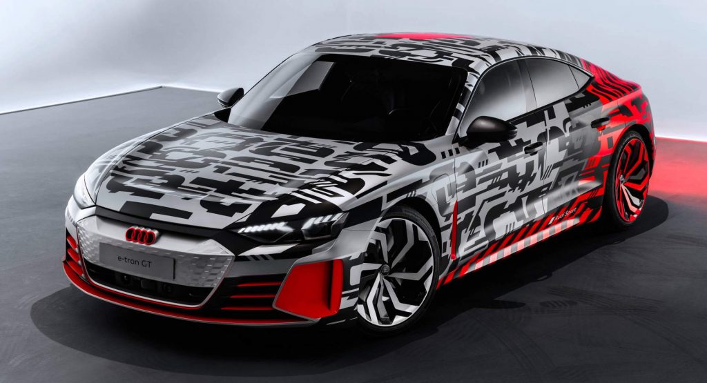  Audi E-Tron GT Concept Reveals Itself In First Official Photos