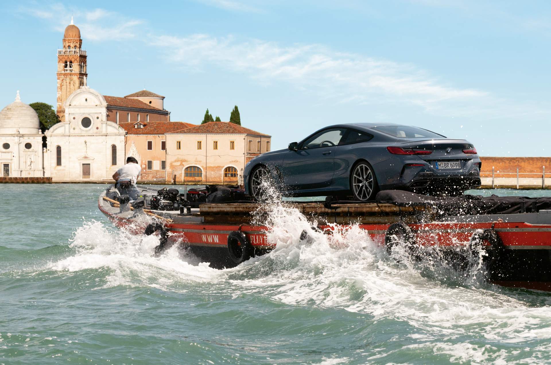 2019 BMW 8 Series Venice commercial 5 Bad Timing? BMW Spot Shows 8-Series Driving On Venice Canals As City Is Under Water
