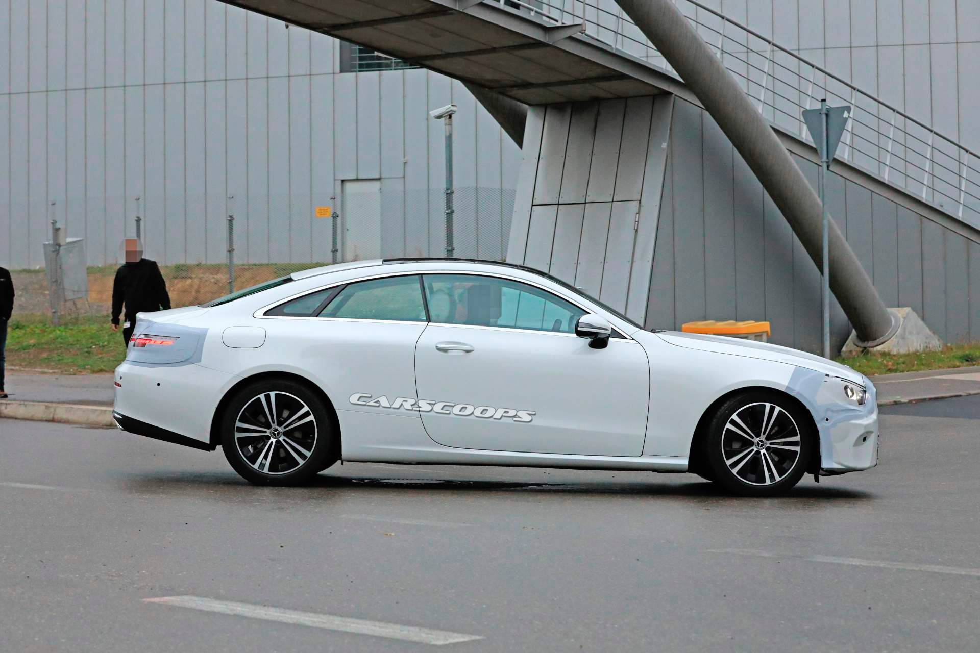 2020 Mercedes E-Class Coupe spy shots 21 Facelifted 2020 Mercedes E-Class Coupe Leaves Hideout For The First Time