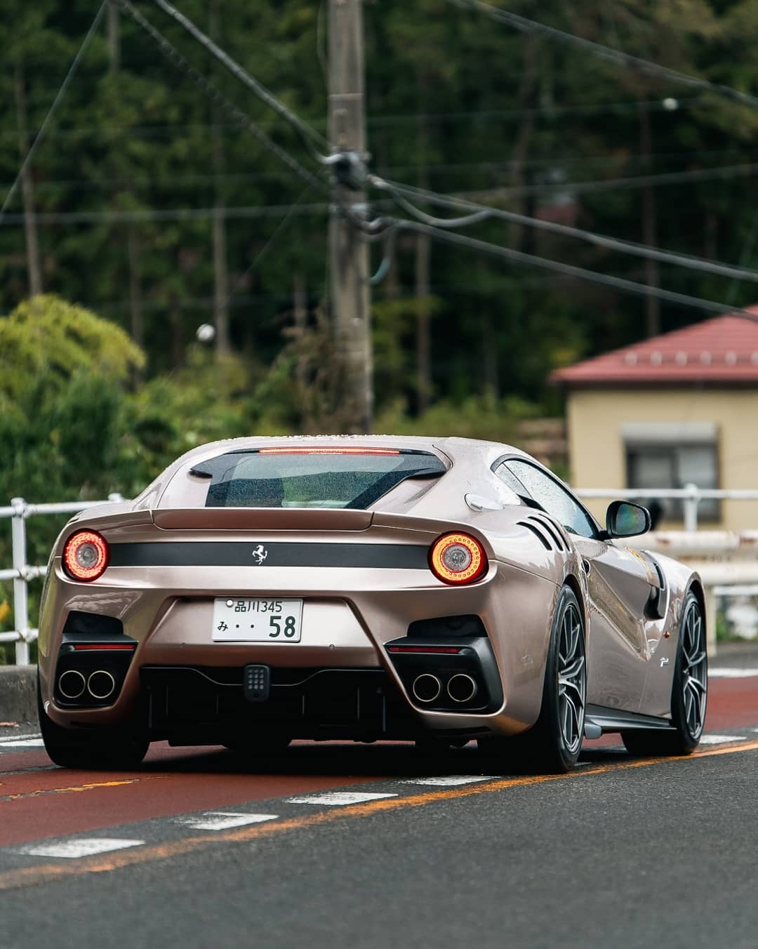 Ferrari-F12tdf-2 Ferrari F12tdf Wears Lamborghini’s Bronzo Masaru Paintjob With Gusto