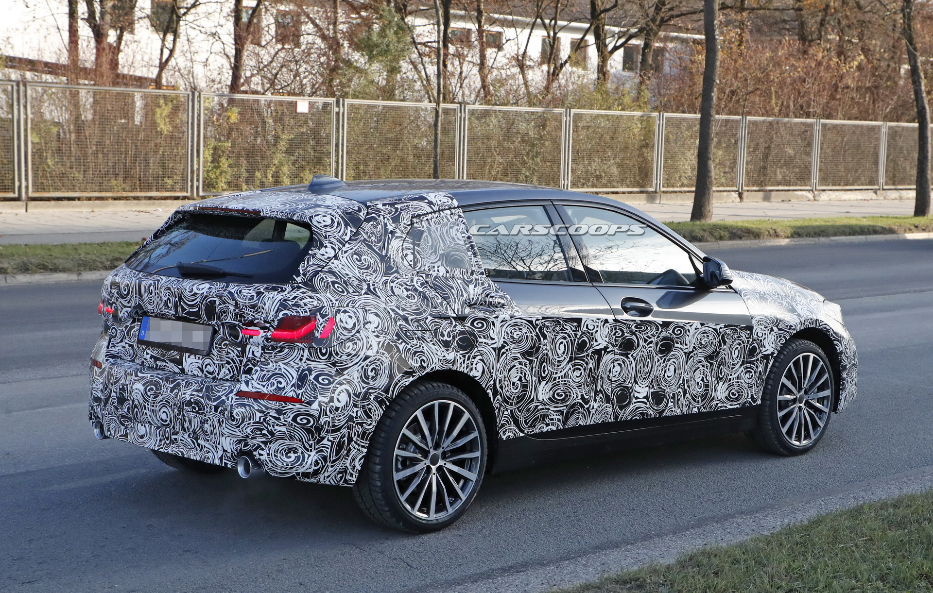 2019 bmw 1series prototype less camo 8 2019 BMW 1-Series: New Front-Wheel Drive Hatch Shows More Flesh