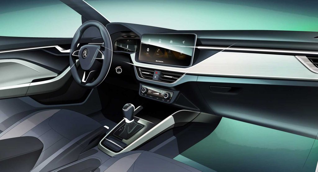  Take A Sneak Peek Inside The Upcoming Skoda Scala’s Cabin