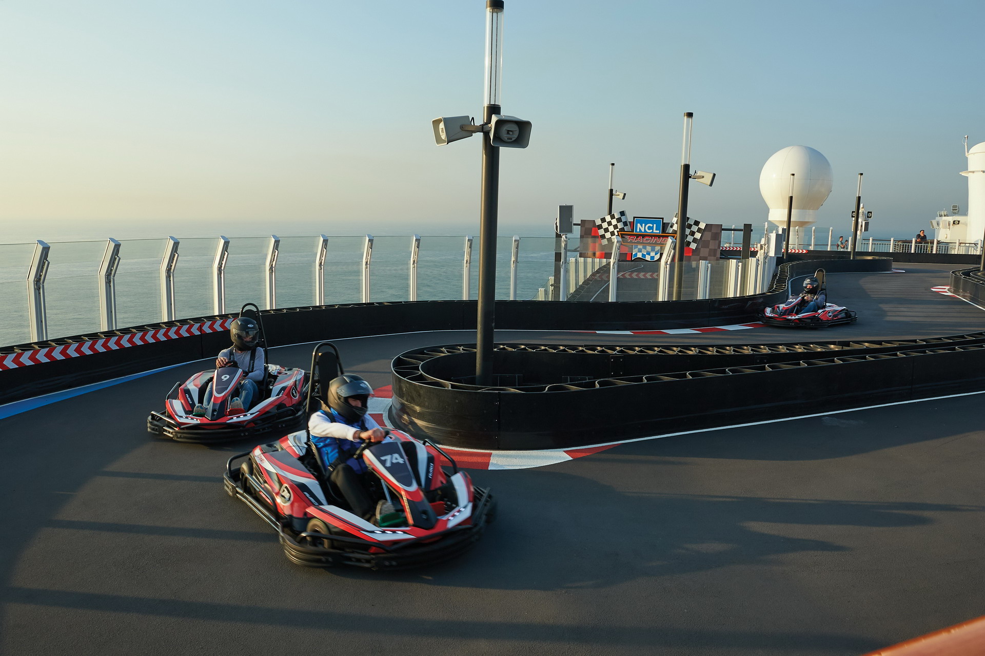 Norwegian Bliss Kaart Racing 10 The ‘Norwegian Bliss’ Cruise Ship Features A Two-Level Go Kart Track