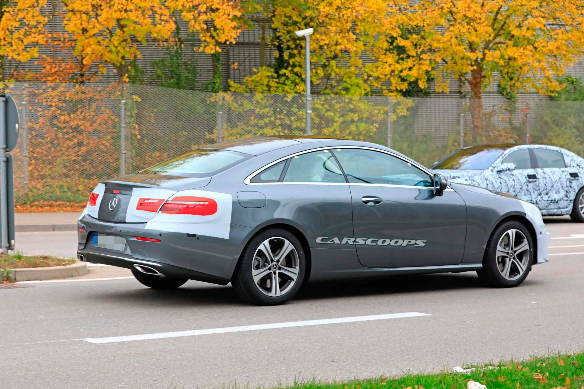 2020 Mercedes E-Class Coupe spy shots 8 Facelifted 2020 Mercedes E-Class Coupe Leaves Hideout For The First Time