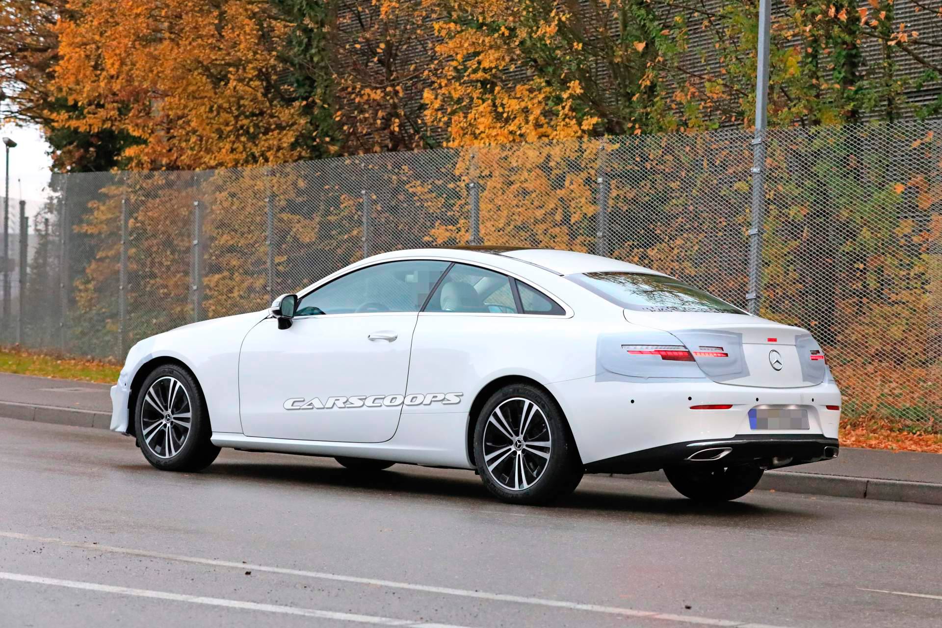 2020 Mercedes E-Class Coupe spy shots 15 Facelifted 2020 Mercedes E-Class Coupe Leaves Hideout For The First Time
