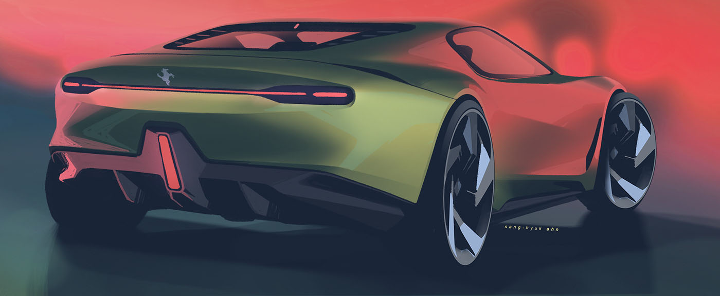 Ferrari 8E8Hyperspeed 09 Ferrari 8E8Hyperspeed Design Looks Like A Suitable Superfast Successor