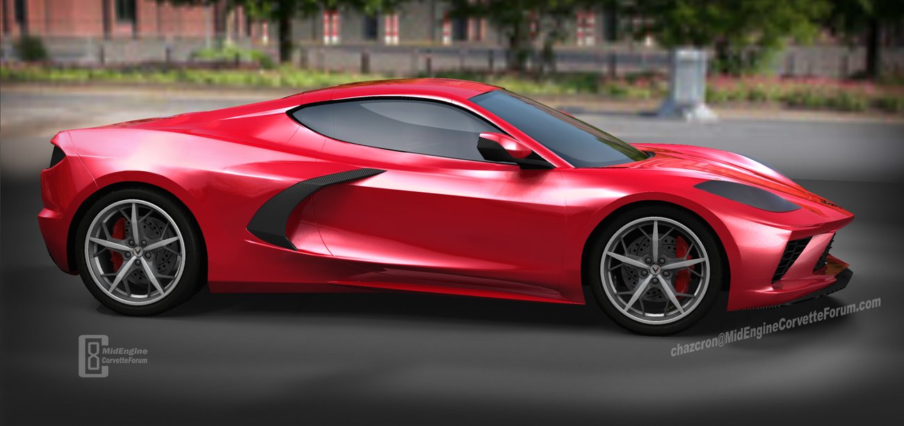 2020 Corvette Corvette C8 renderings by Chazcron 4 360-Degree Video Of 2020 Corvette C8 Will Make You Dizzy With Anticipation