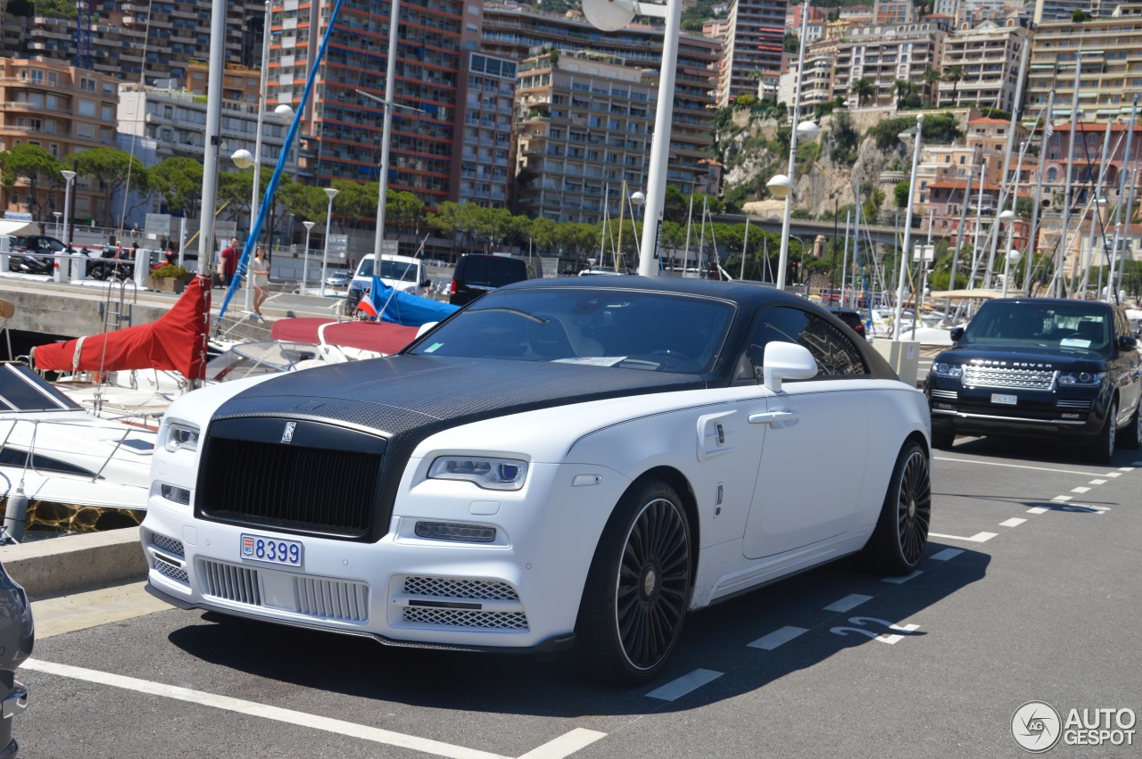 mansory rolls royce wraith spotted 1 730 HP Rolls-Royce Wraith By Mansory Is Rocking White/Carbon Dual Tone Look
