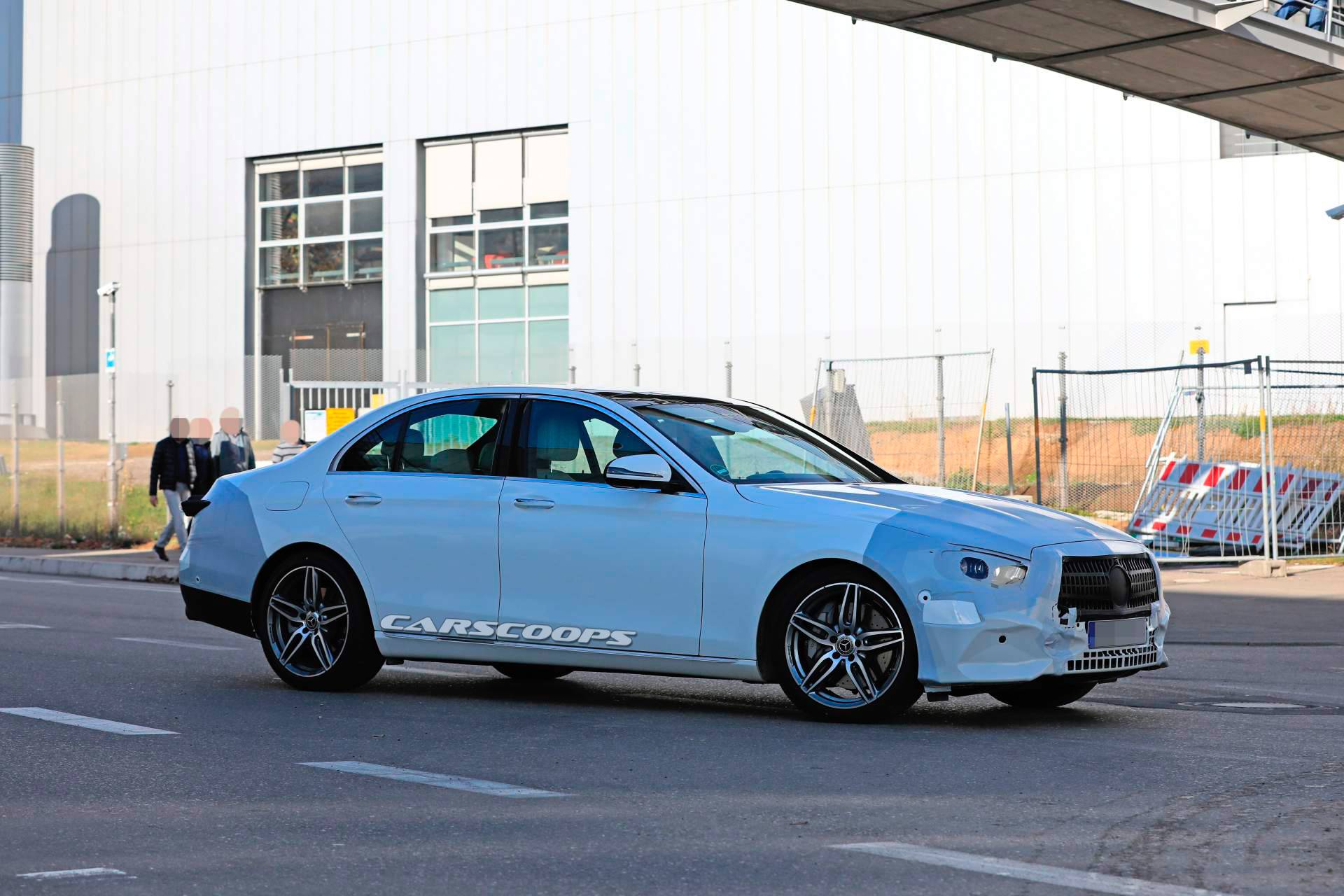 2020 Mercedes-Benz E-Class Sedan spy shots 5 2020 Mercedes-Benz E-Class Sedan Spotted For The First Time With Makeshift Taillights