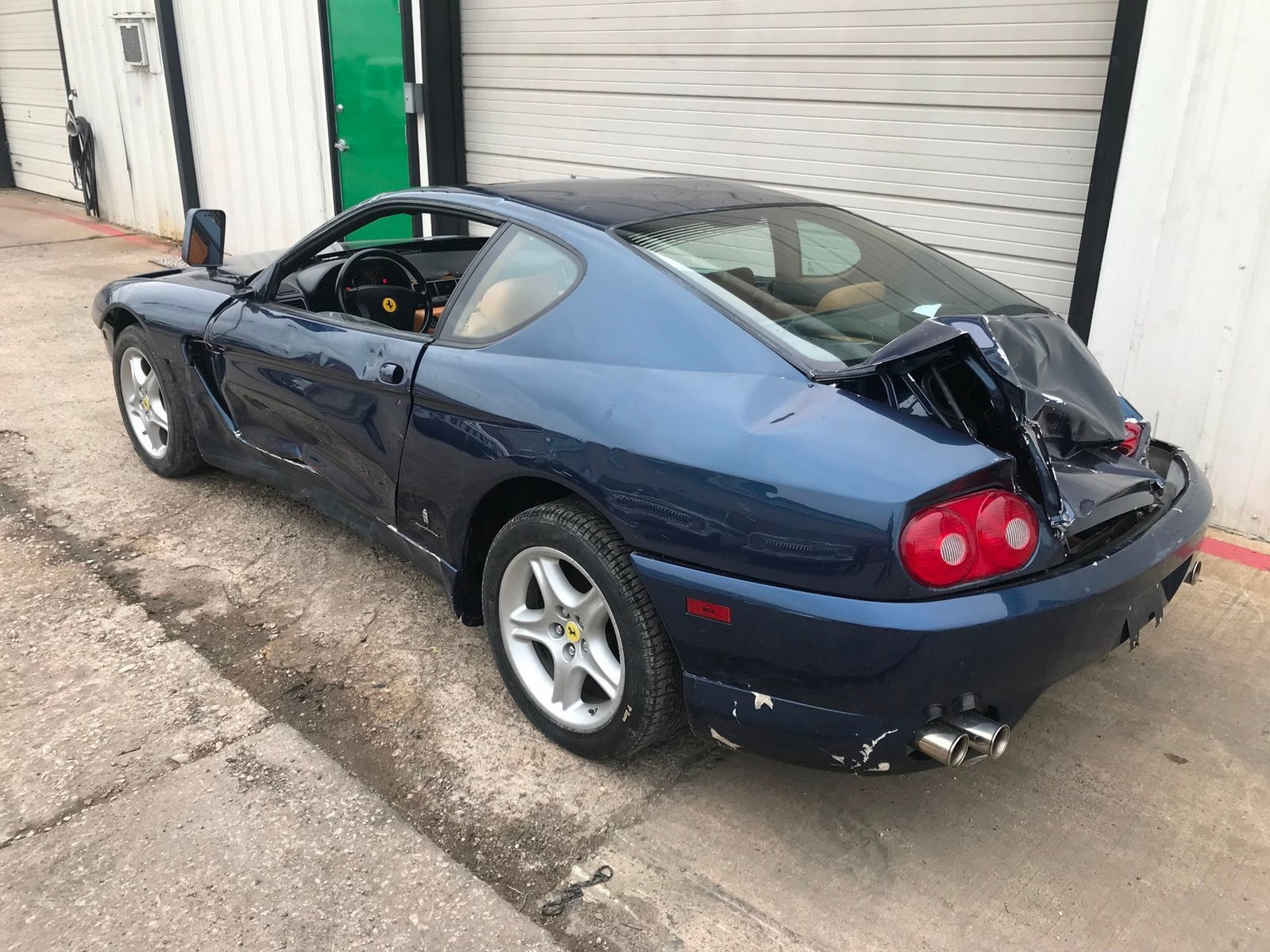 Ferrari-456-Crash-05 Could This Damaged Ferrari 456 With A Six-Speed Manual Become The Perfect Donor Car?