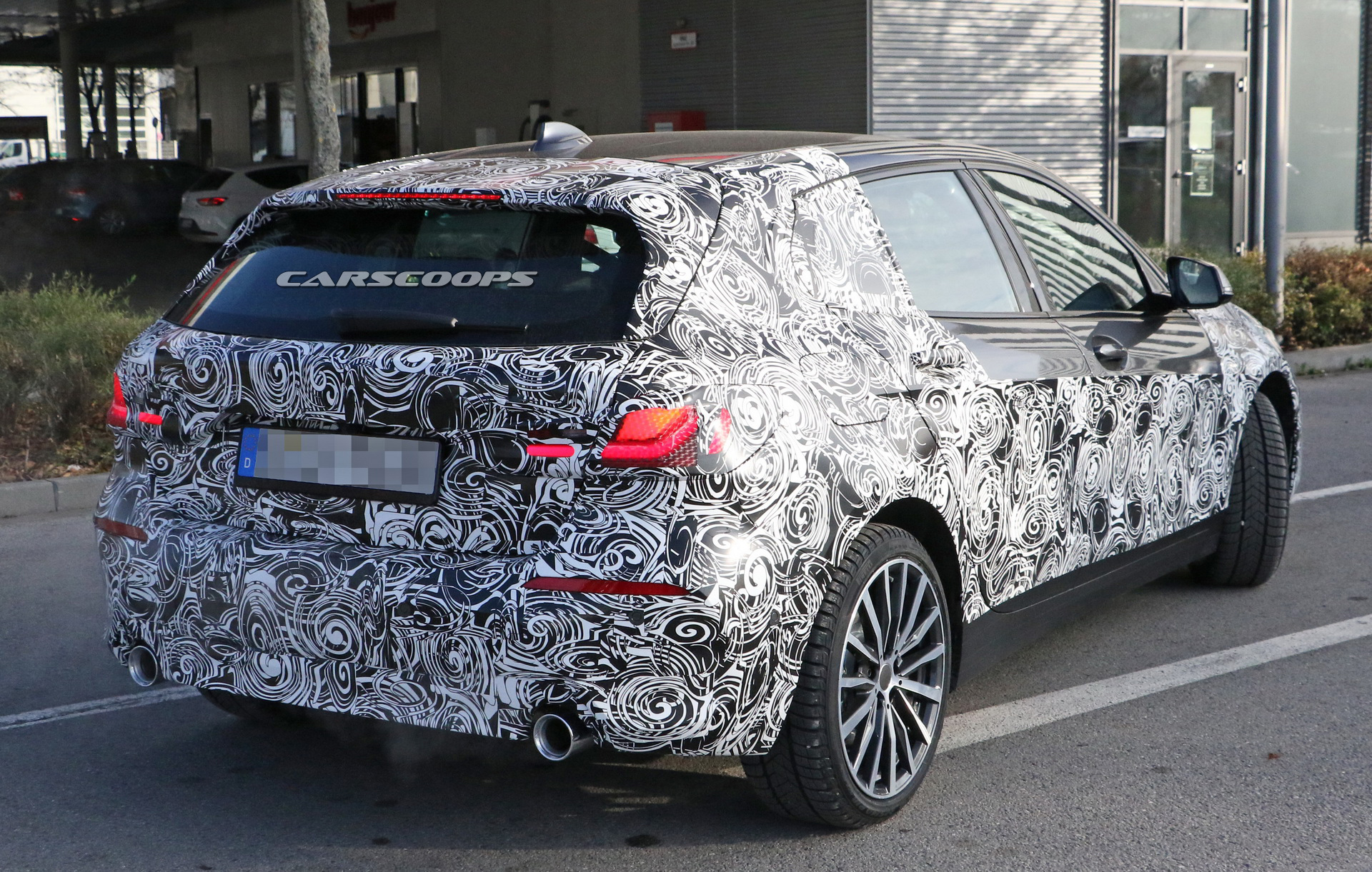 2019 bmw 1series prototype less camo 16 2019 BMW 1-Series: New Front-Wheel Drive Hatch Shows More Flesh