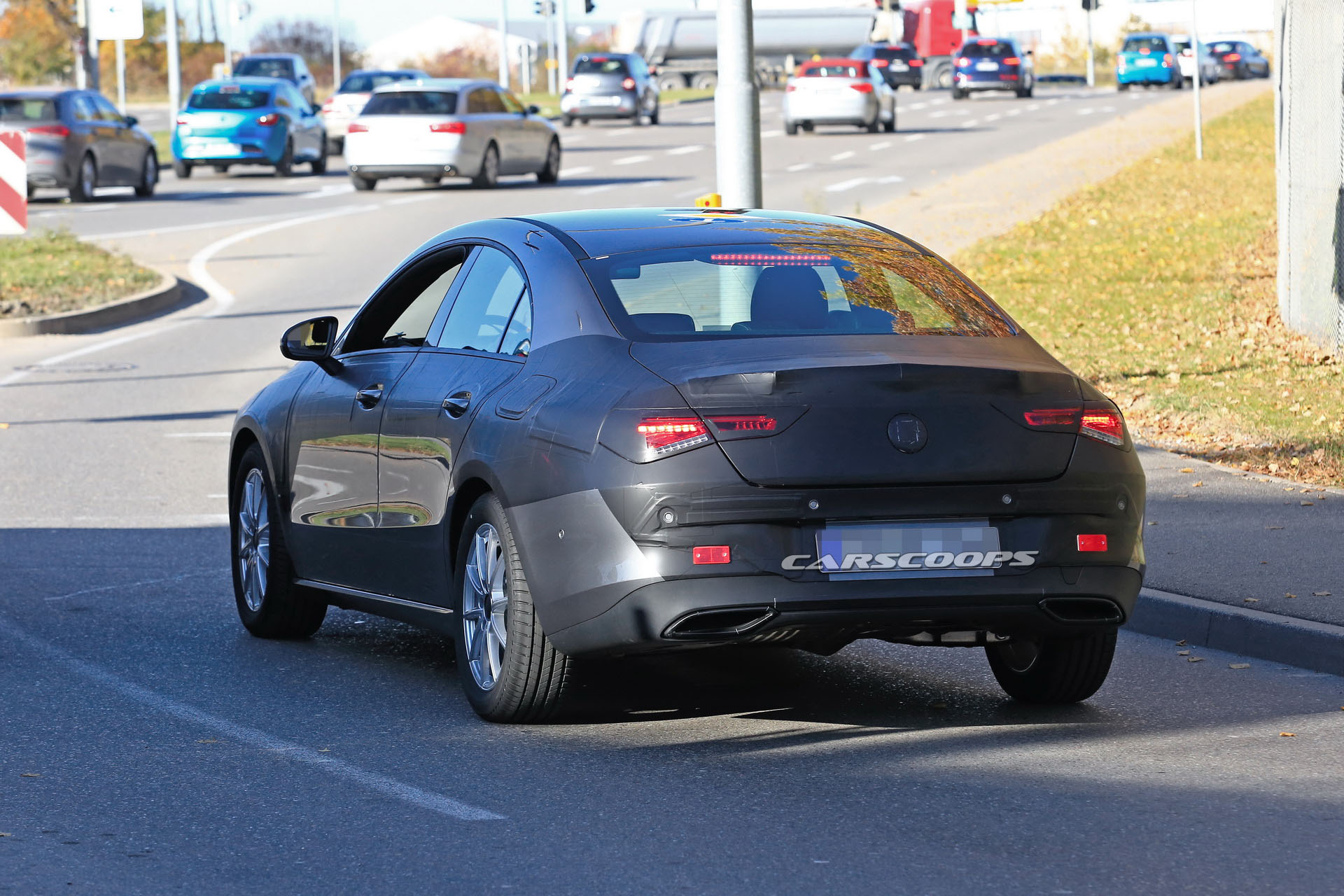 Mercedes-CLA-Scoop-09 2019 Mercedes CLA Shows More Skin Than Ever, Looks Like A Proper Mini-CLS