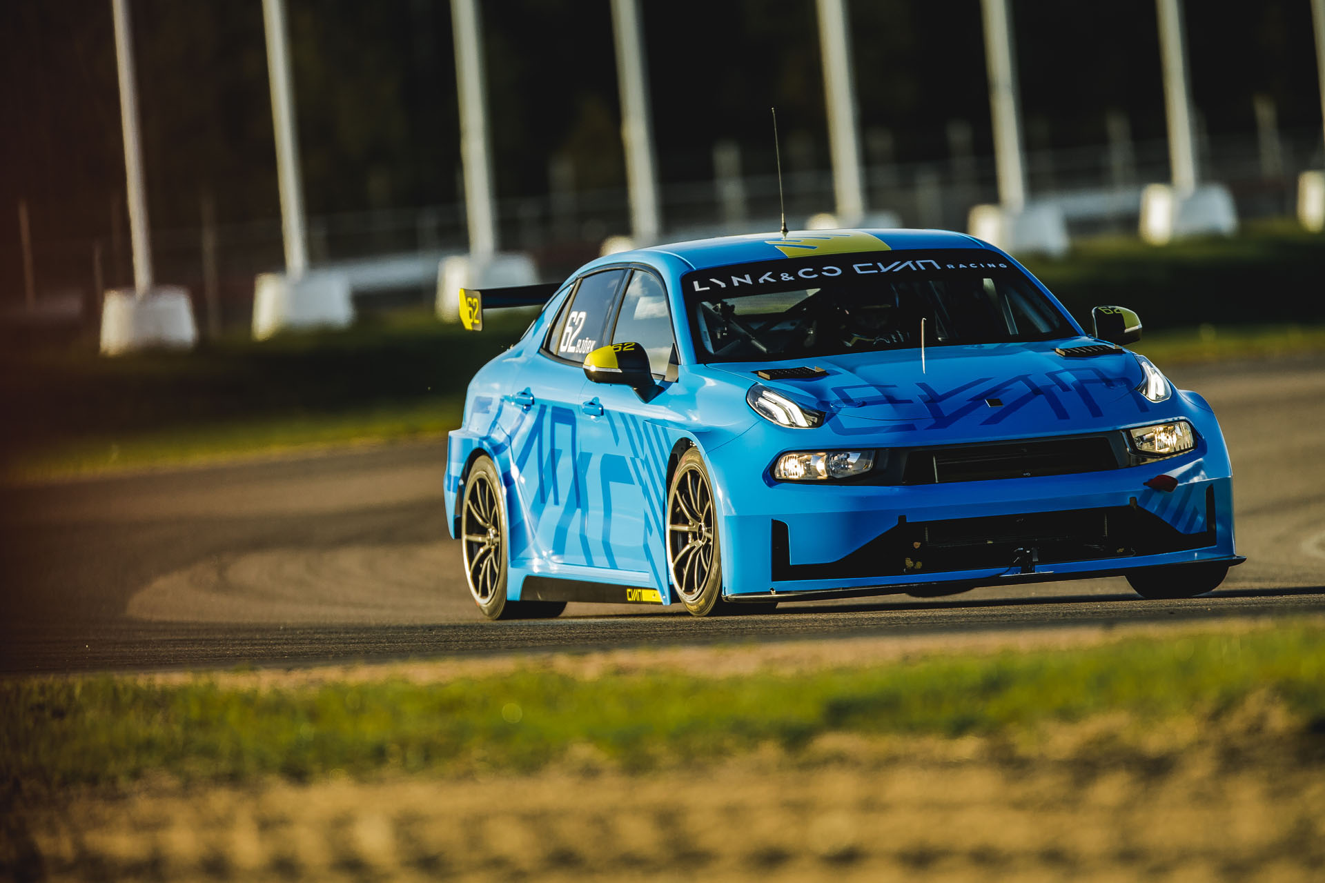 Thed Björk, Mantorp, Lynk & Co Cyan Racing, 22 October, 2018 Lynk & Co 03 TCR Racer Hits The Track For The First Time