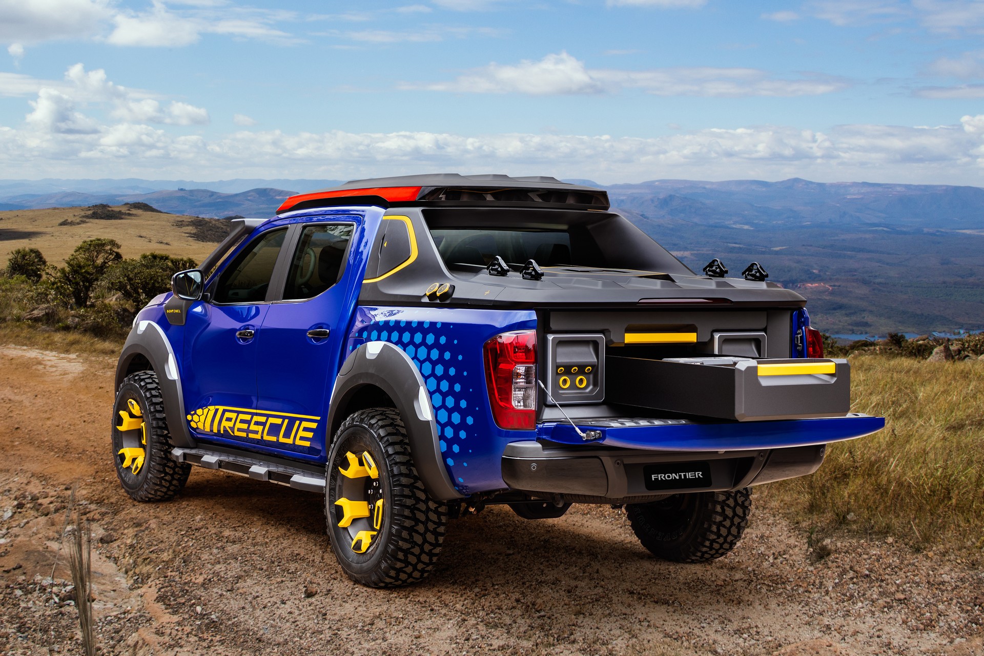 Nissan Frontier Sentinel concept-9 Nissan’s Frontier Sentinel Concept Is A Rugged Rescue Truck With A Drone Landing Pad