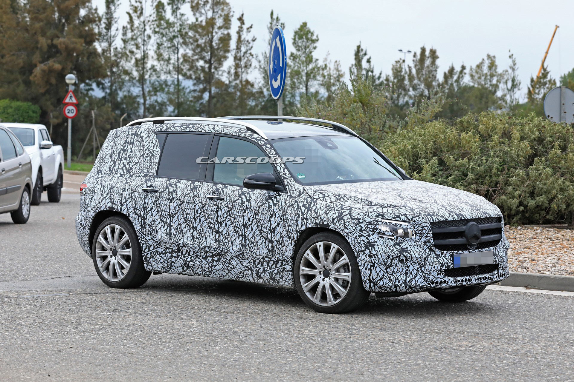 Mercedes-AMG-GLB-35-3 Mercedes-AMG GLB 35 Caught Testing Its 301 HP Turbo Four Engine