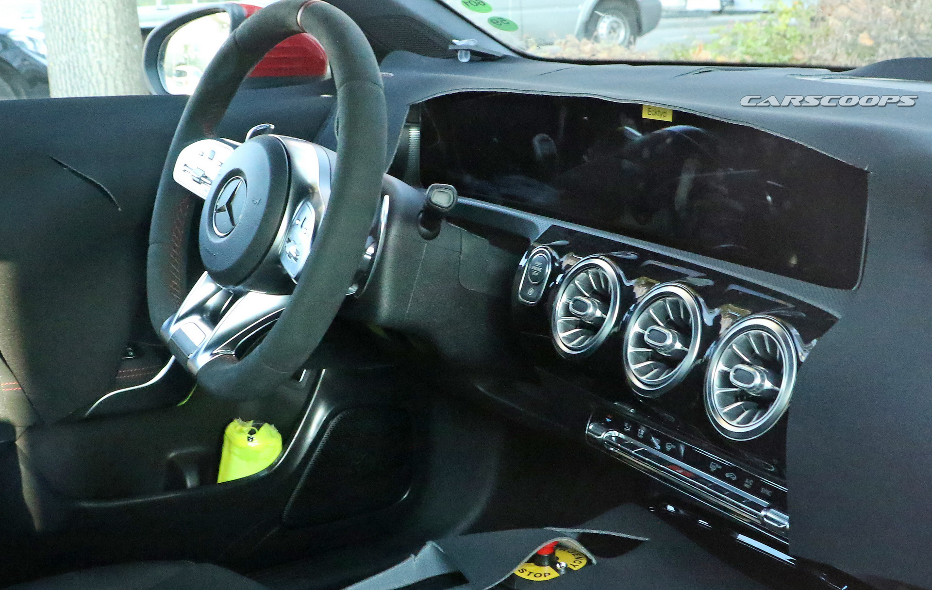 2019 mercedes cla less camo spied inside 2 2020 Mercedes CLA Drops Some Camo, Gives Us A Peek Inside