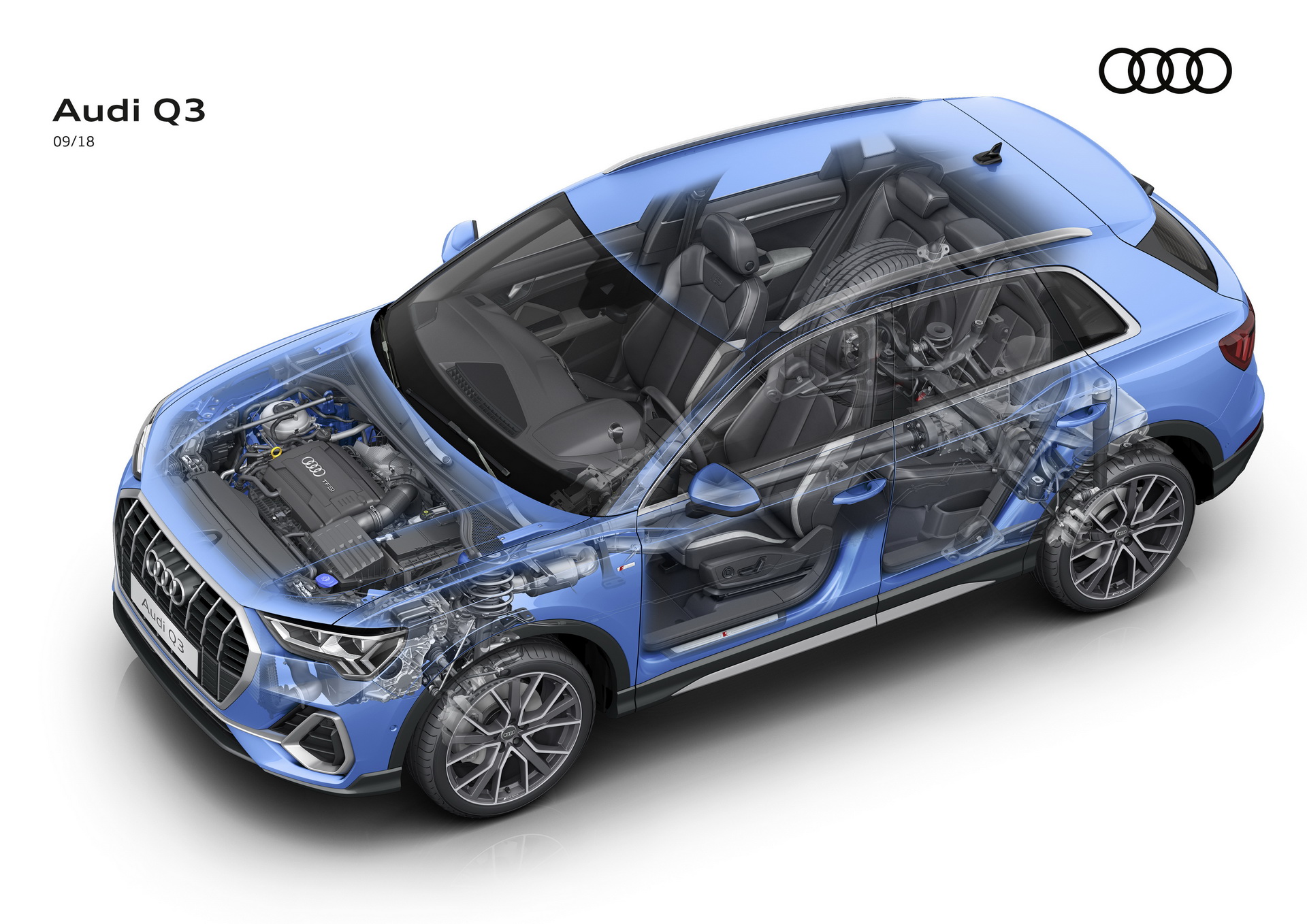 2019-Audi-Q3-66 Audi Adds Four New Powertrain Options To Euro-Spec 2019 Q3 Lineup