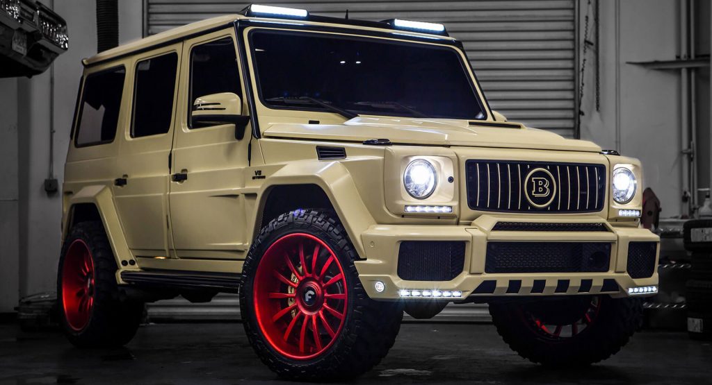  Brabus Tuned Mercedes G550 Looks Ready To Enter Military Service