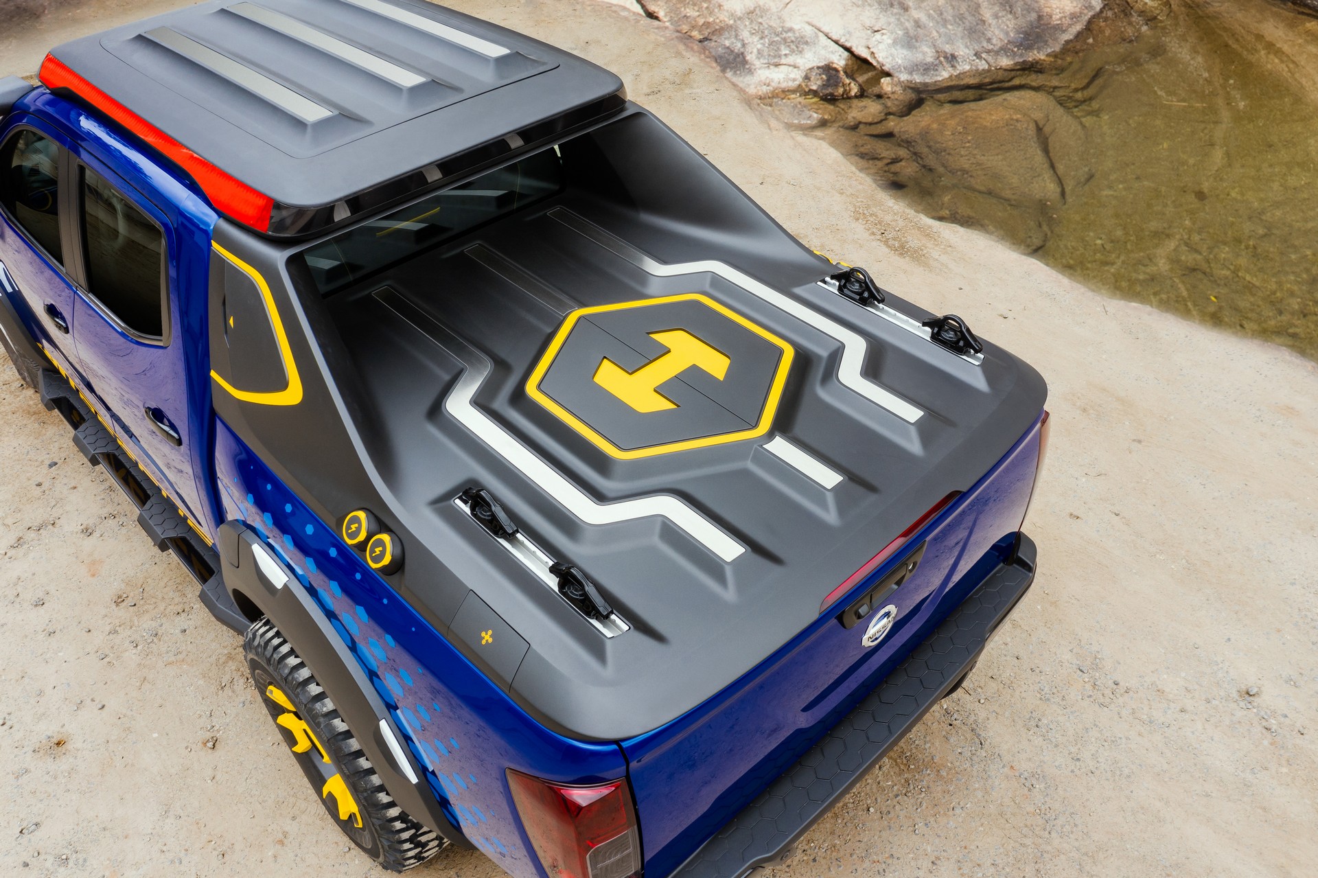 Nissan Frontier Sentinel concept-26 Nissan’s Frontier Sentinel Concept Is A Rugged Rescue Truck With A Drone Landing Pad