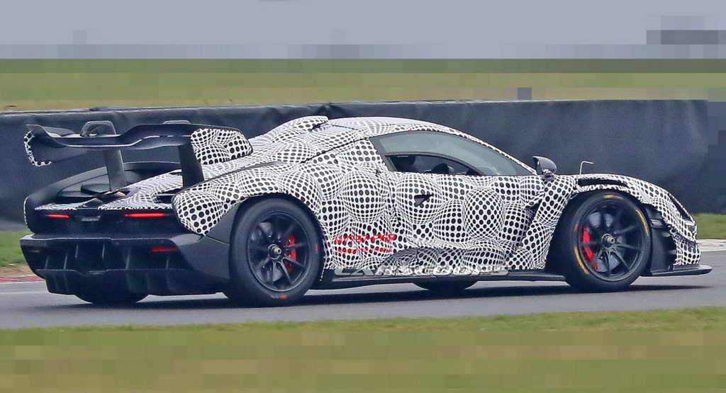 McLaren Senna GTR Snapped On The Track Putting Its 2,205 Lbs Of Downforce To Work