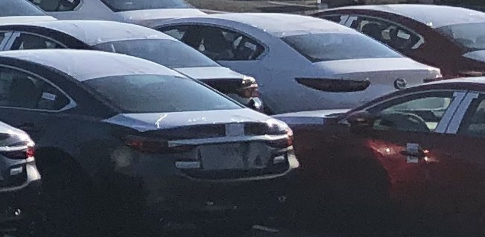 2019 mazda3 sedan reader spy 2 2019 Mazda3 Sedan Spotted Undisguised At Factory Lot?