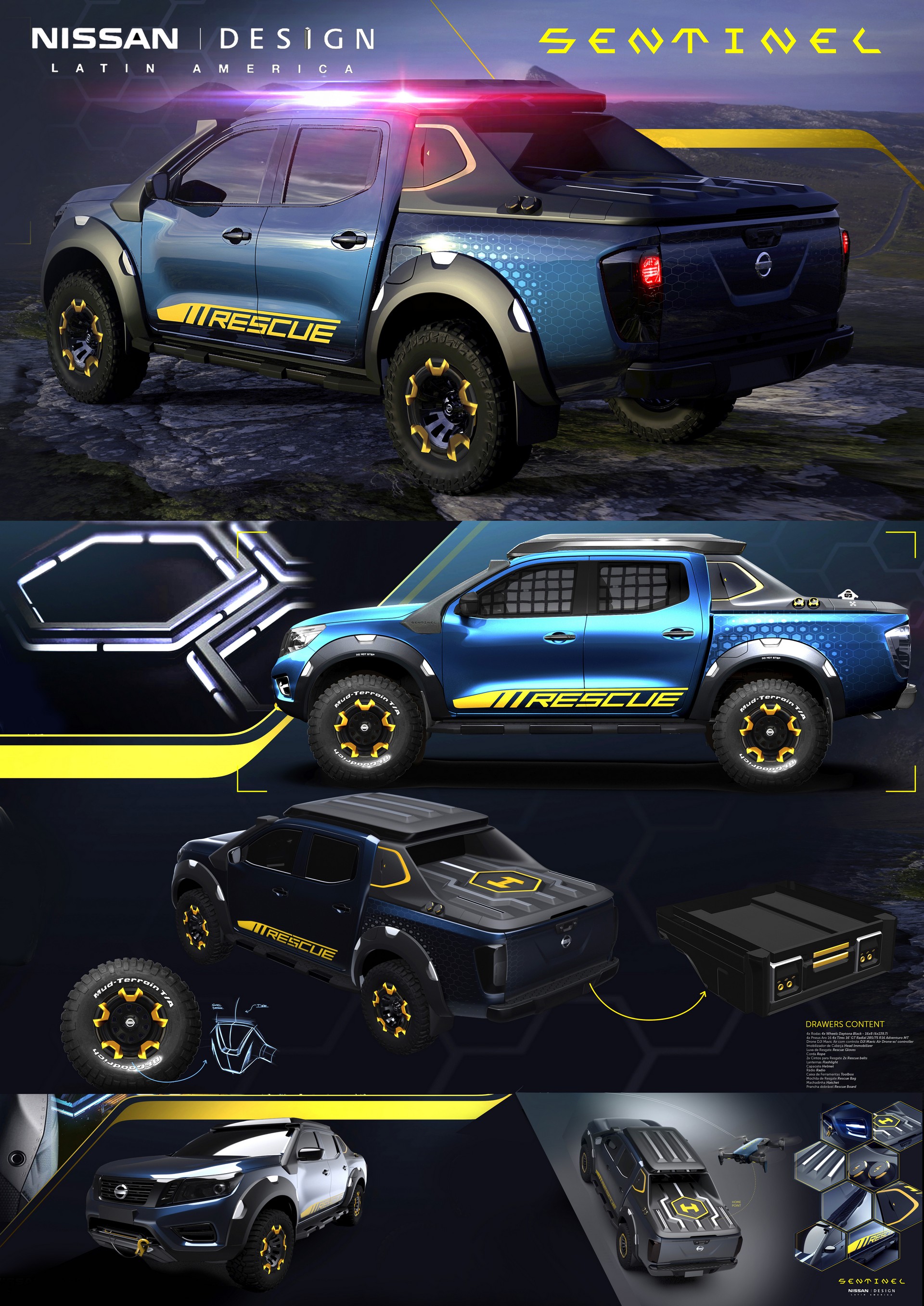 Nissan Frontier Sentinel concept-12 Nissan’s Frontier Sentinel Concept Is A Rugged Rescue Truck With A Drone Landing Pad