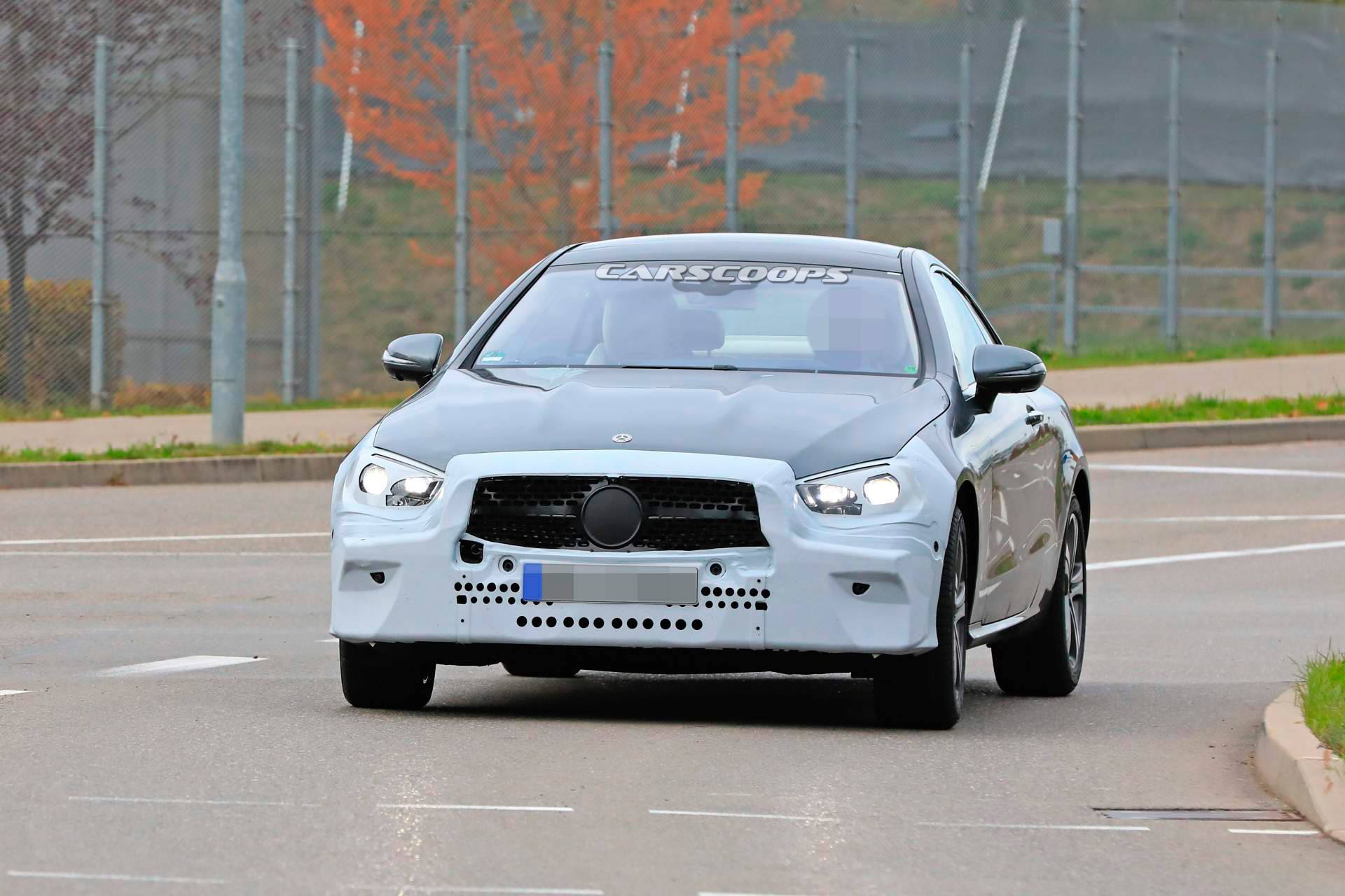 2020 Mercedes E-Class Coupe spy shots 2 Facelifted 2020 Mercedes E-Class Coupe Leaves Hideout For The First Time