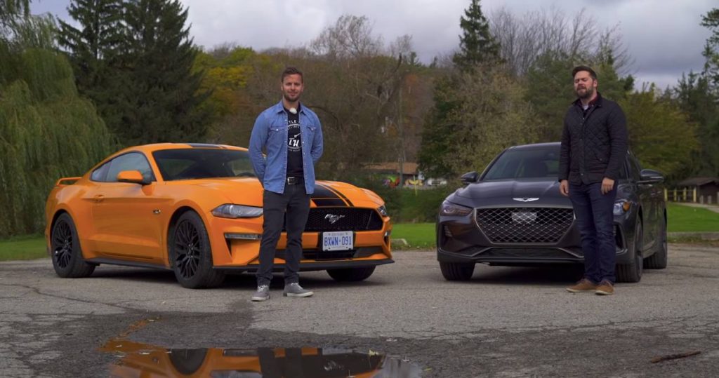  Ford Mustang GT Vs Genesis G70 3.3T In The Most Unlikely Of Duels