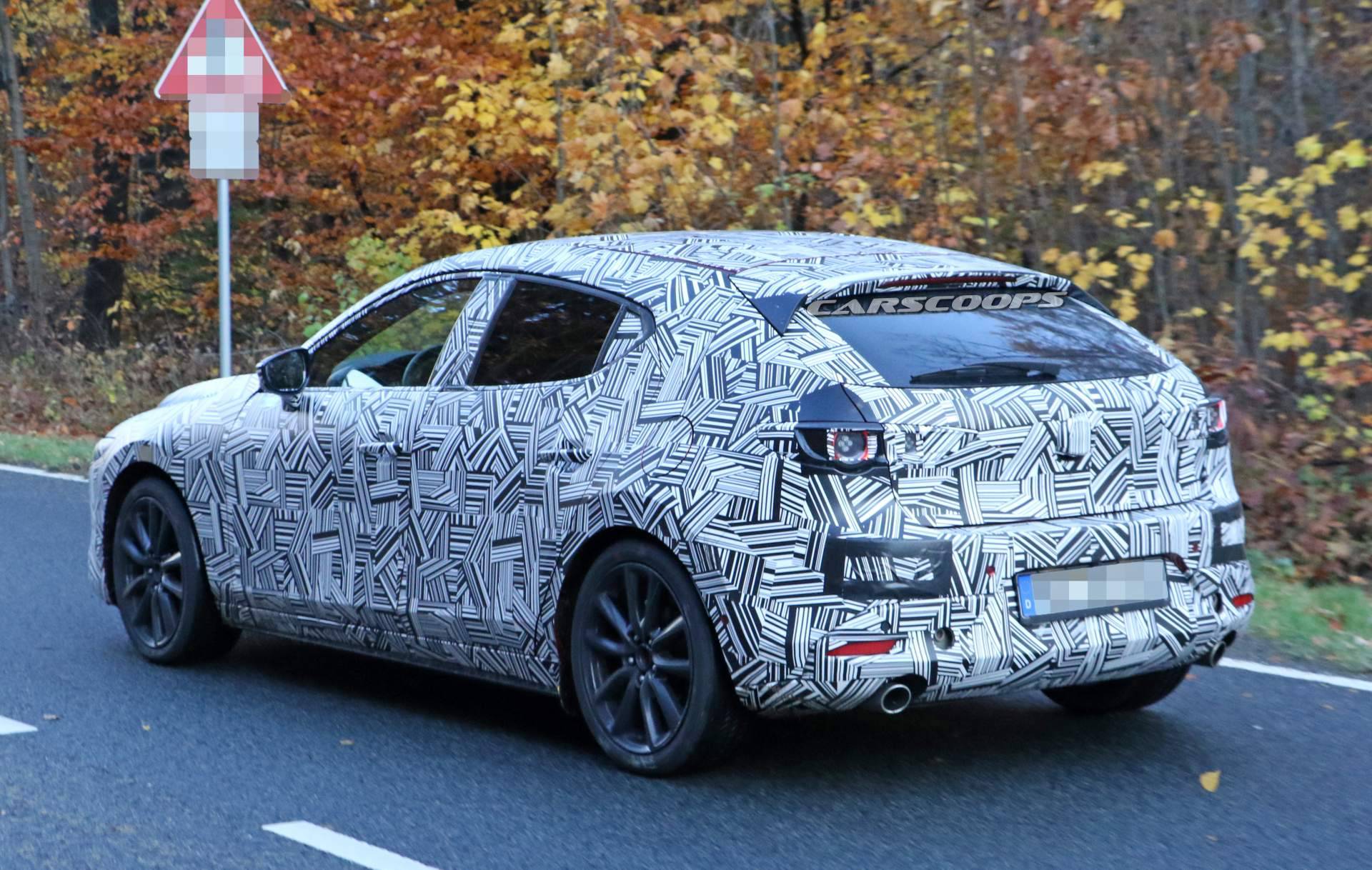 2019 Mazda3 hatchback spy shots 13 All-New 2019 Mazda3 Looks Sleek Inside And Out In Best Photos Yet (Updated)