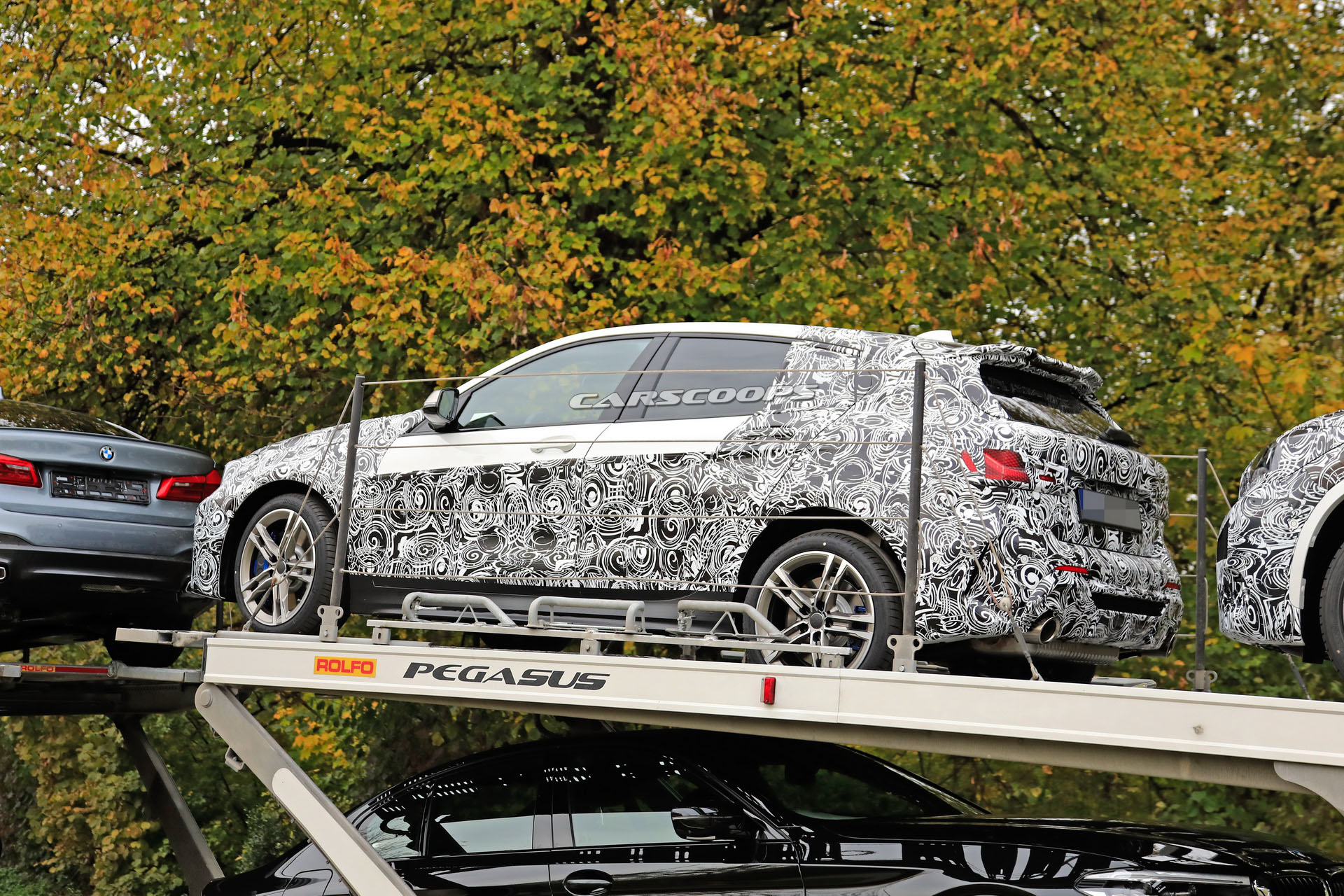 2020-BMW-1-Series-Scoop-09 2019 BMW 1-Series Spotted With Less Camo On A Car Carrier