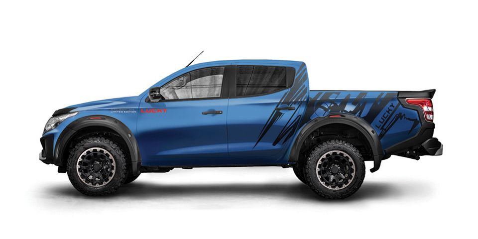 mitsubishi l200 lucky pickup design tuning 3 Mitsubishi L200 Lucky: All Work On The Outside, Plusher On The Inside